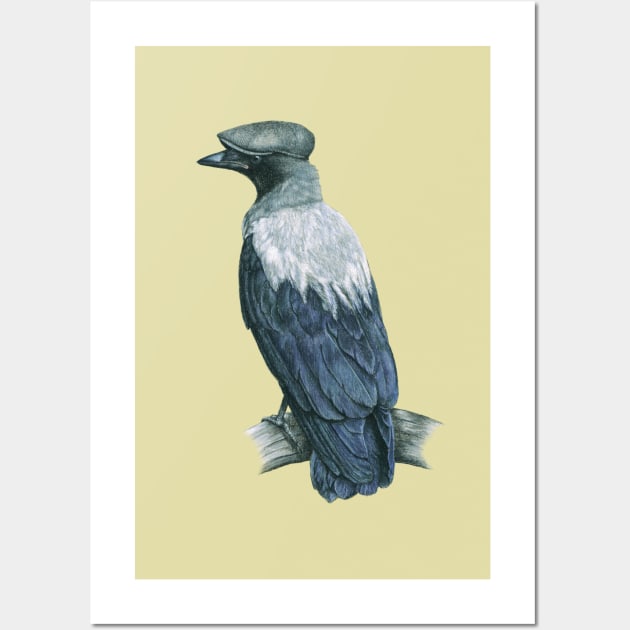 Hooded crow Wall Art by Mikhail Vedernikov